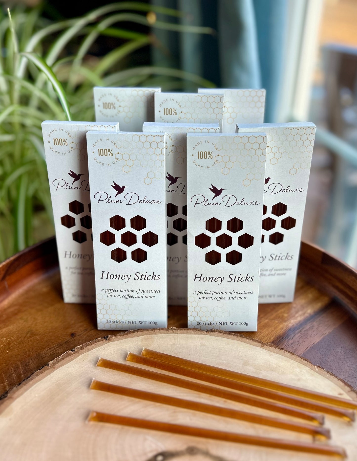 Pure Raw Honey Sticks