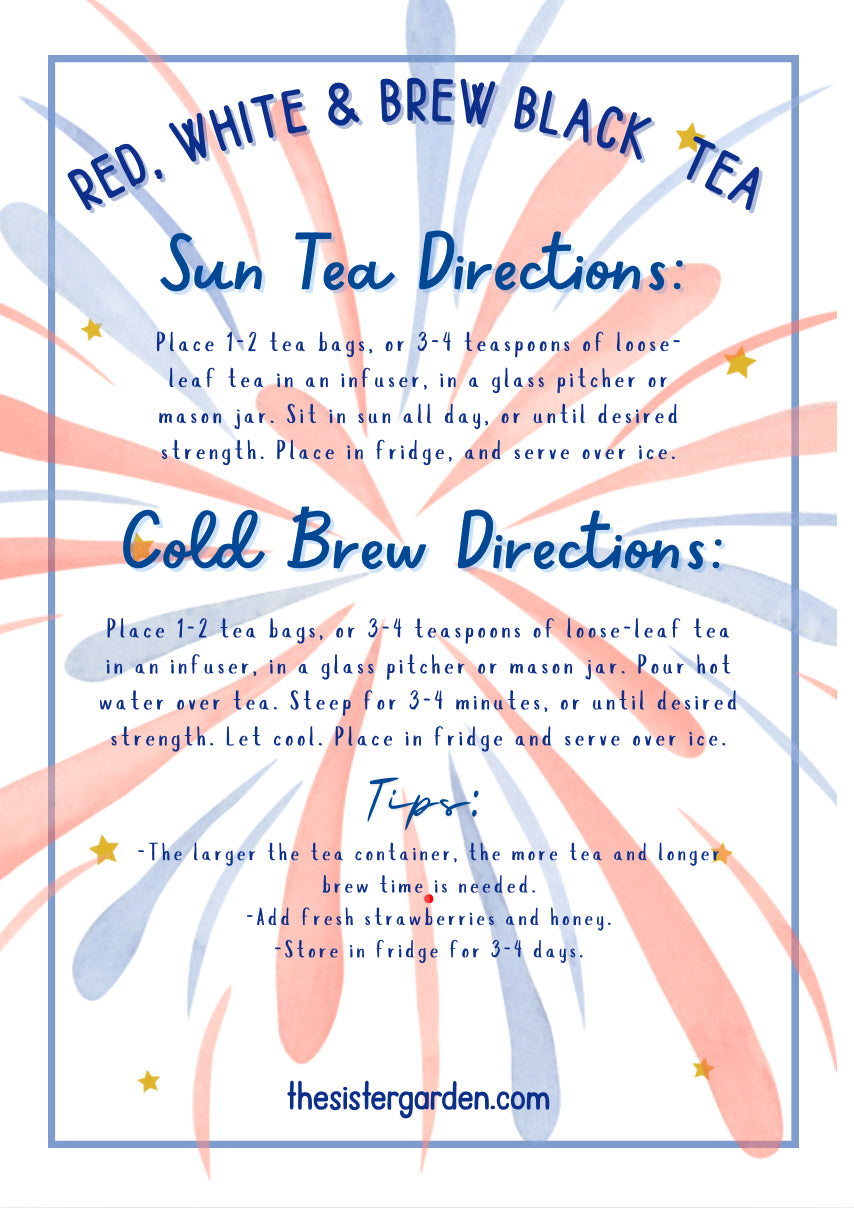 Red, White & Brew Black Tea